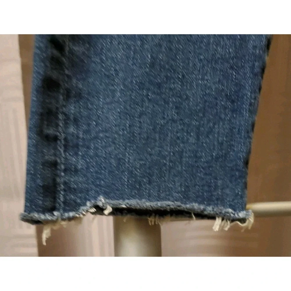 AG Adriano Goldschmied Jeans Womens 29R The‎ Farrah Skinny Ankle Raw Hem Hi-Rise